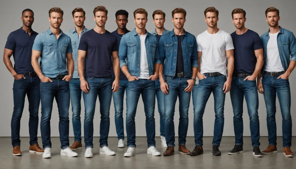 coupes des jeans